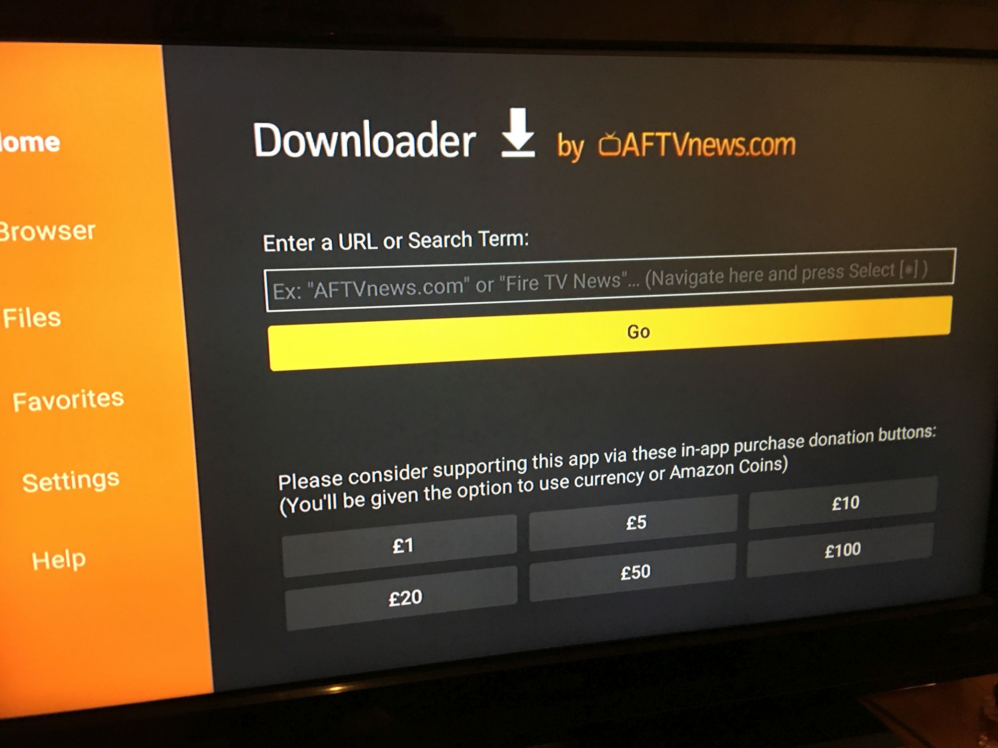 Downloader - wpisywanie adresu