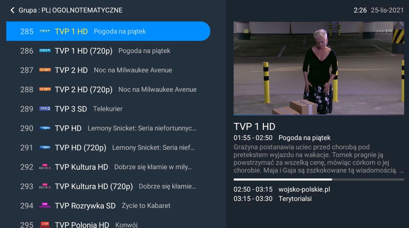 Lista programów